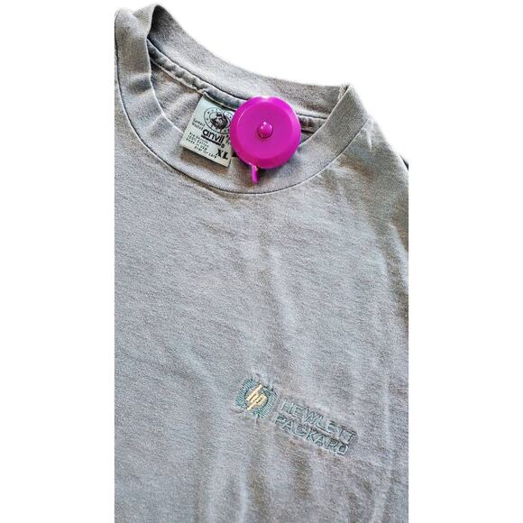 Vintage Hewlett Packard Single Stitch Shirt XL Made in USA Tech - Picture 2 of 3